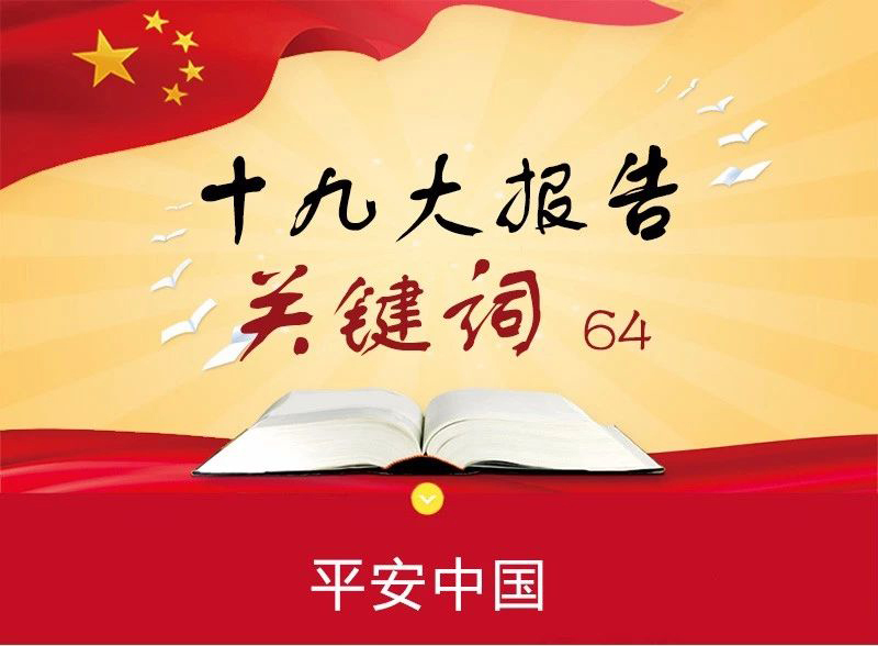 學(xué)習(xí)天地 | 十九大報(bào)告關(guān)鍵詞之【平安中國】